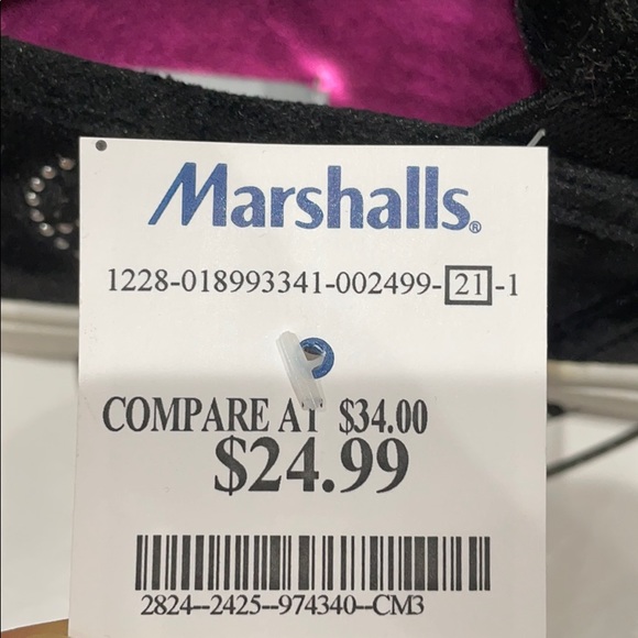 GIRLS STEVE MADDEN VELVET RHINESTONE SLIP-ON SHOES - Picture 4 of 8